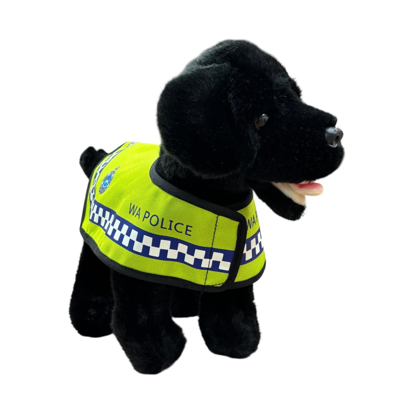 Black Labrador Police Dog Hi Vis Coat