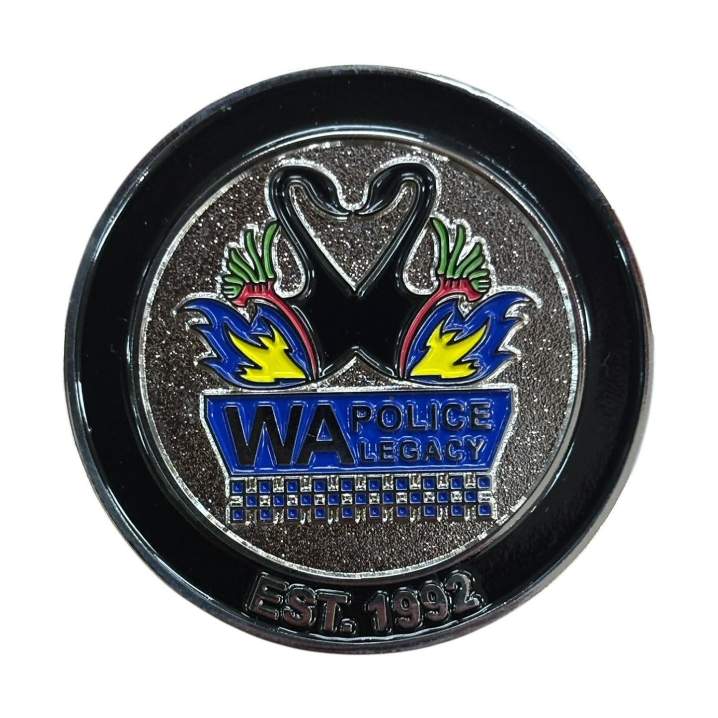 WA Police Legacy Challenge Coin - Silver