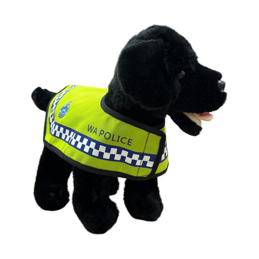 Black Labrador Police Dog Hi Vis Coat