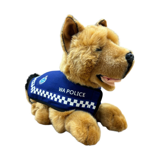 German Shepherd Police Dog Blue Coat