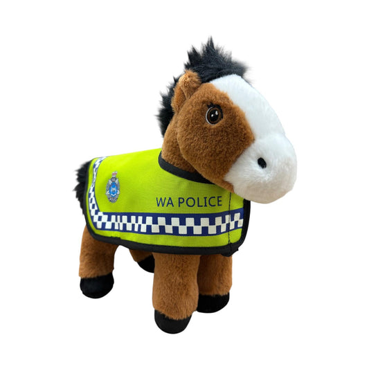 Police Horse with Hi Vis coat