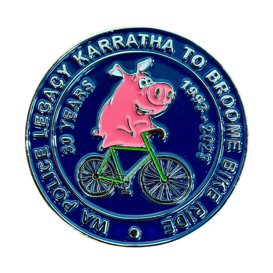 Karratha to Broome Bike Ride Coin
