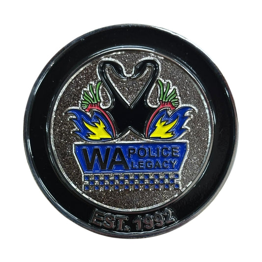 WA Police Legacy Challenge Coin - Silver