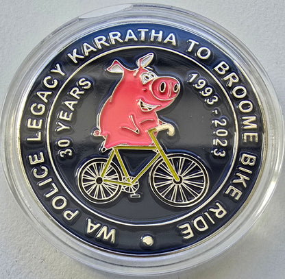 Karratha to Broome Bike Ride Coin