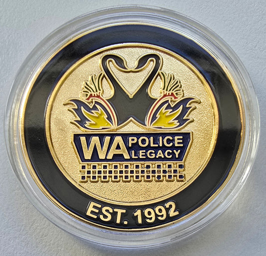 WA Police Legacy Challenge Coin - Gold
