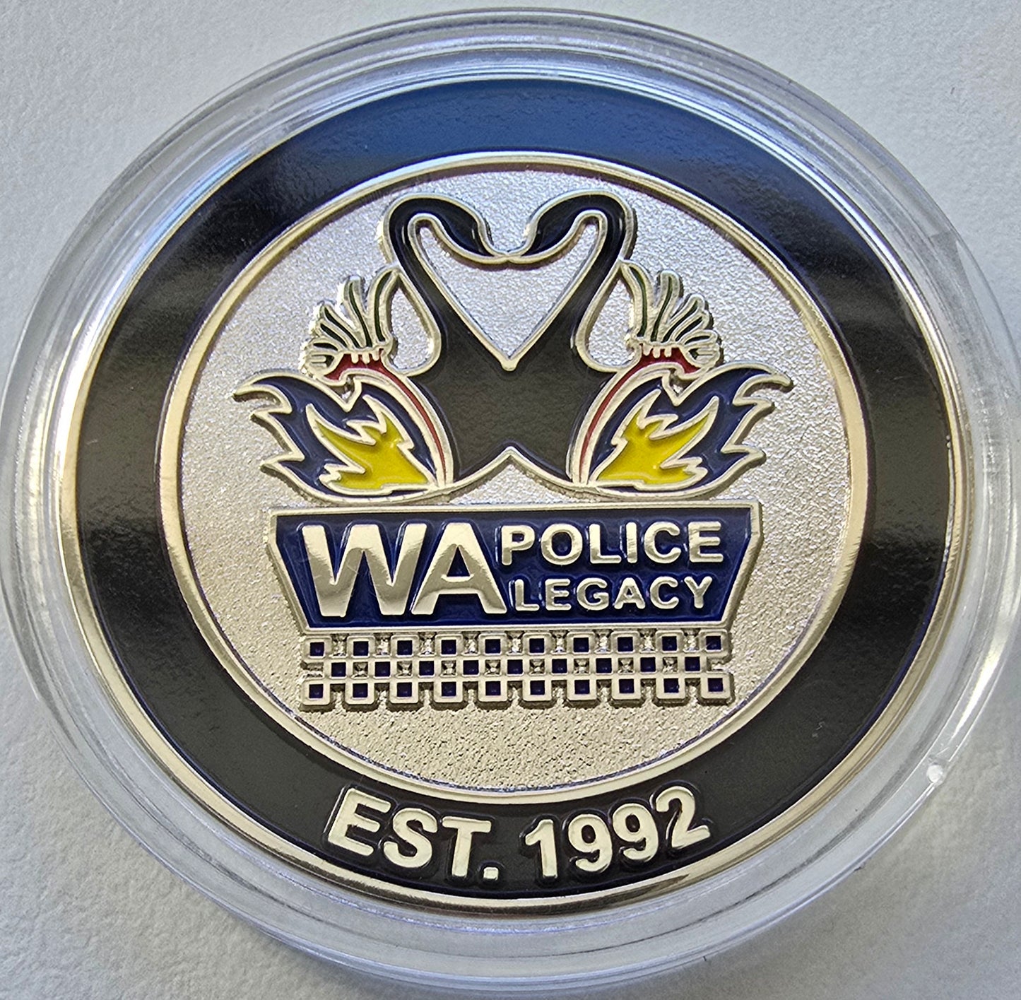 WA Police Legacy Challenge Coin - Silver