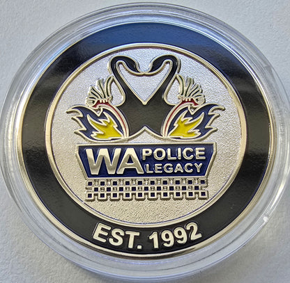 WA Police Legacy Challenge Coin - Silver