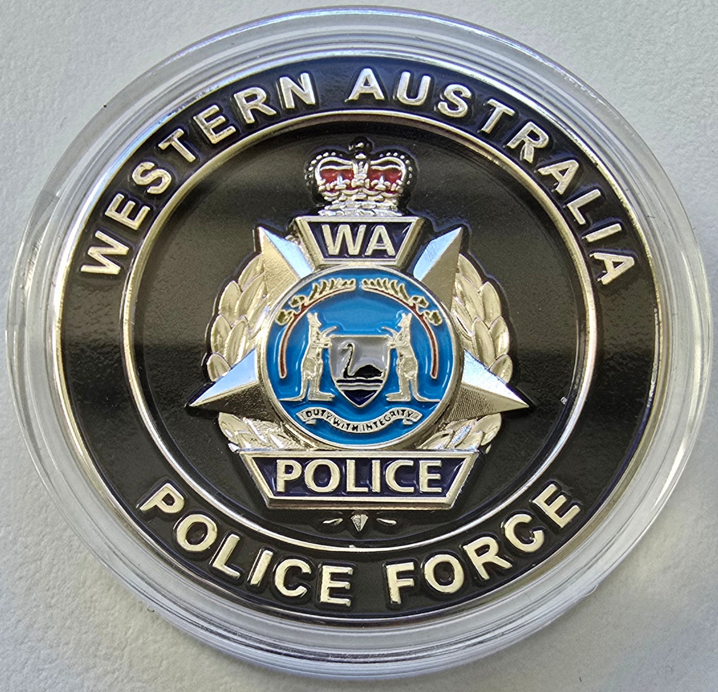 WA Police Legacy Challenge Coin - Silver
