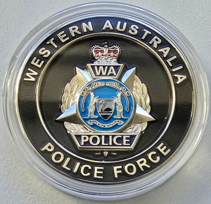 WA Police Legacy Challenge Coin - Silver