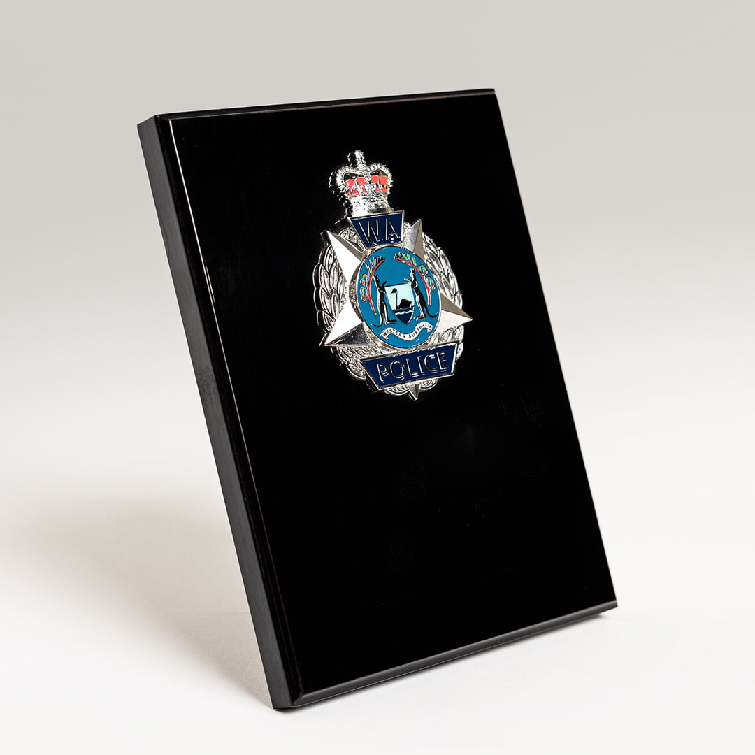 WA Police Force Plaque Badge (For Police Only)
