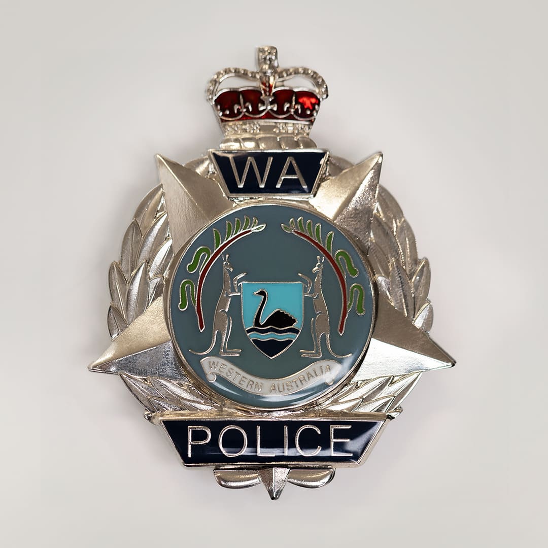 WA Police Force Plaque Badge (For Police Only)
