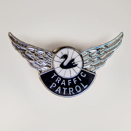 Road Traffic Patrol Tie Pin - Silver